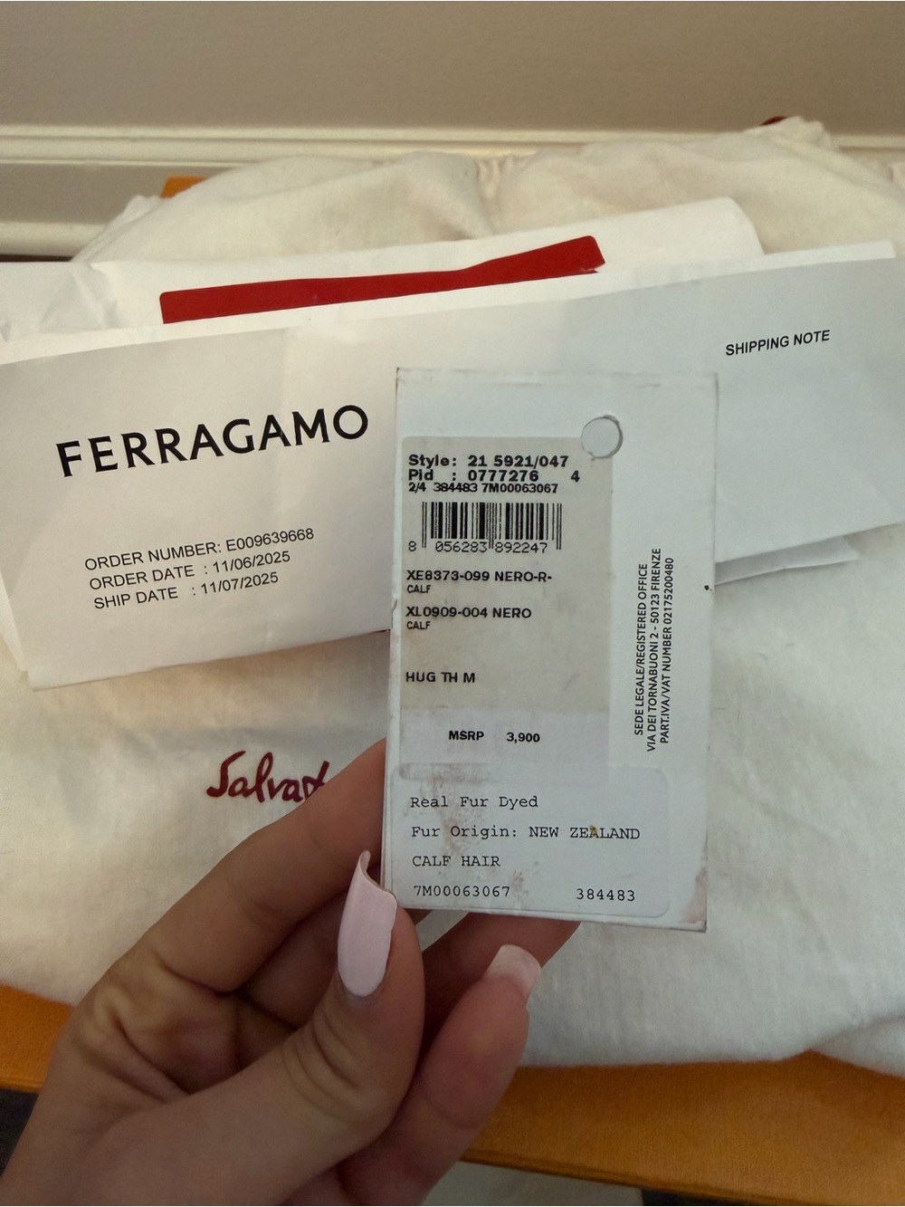 Like New Authentic Ferragamo Pony Hair Hug Bag (Large) - Picture 9 of 10